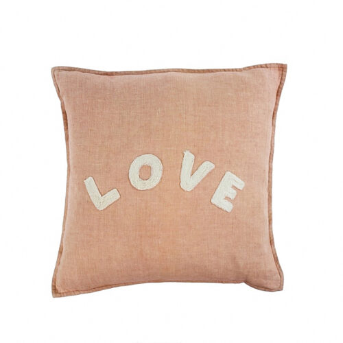 18x18 feather down love pillow