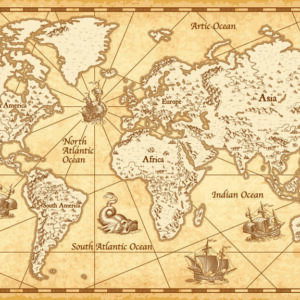 maps stock wall art 7