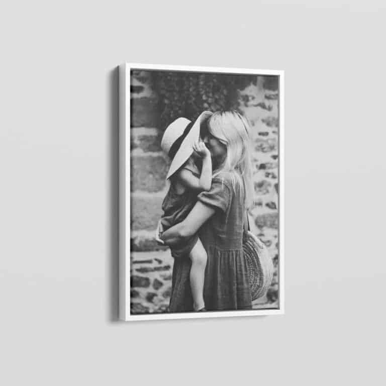 photo canvas canada white matte floater frame