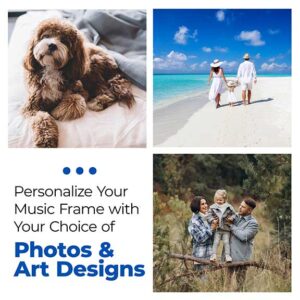 custom photo collage on acrylic art frame music frame